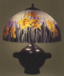 Handel Lamp with Yellow Daffodils