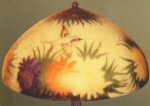 Handel Lamp with Hummingbird