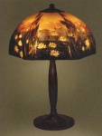 Handel Lamp with Marsh and Lily Pads