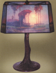 Handel Lamp with Square Shade