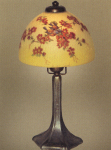 Handel Lamp with Two Sparrows