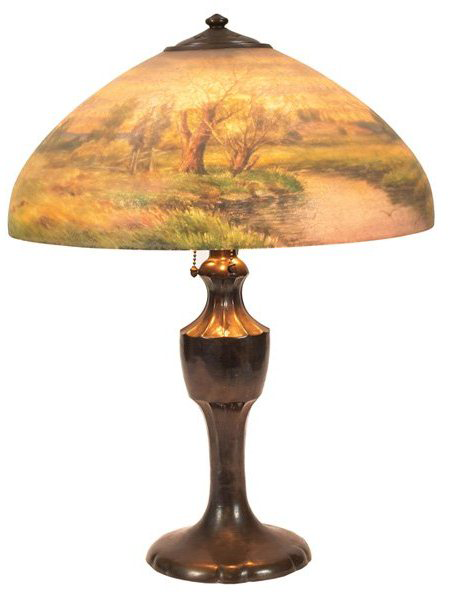 Handel Lamp with Field and Stream