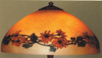 Handel Lamp with Daisies