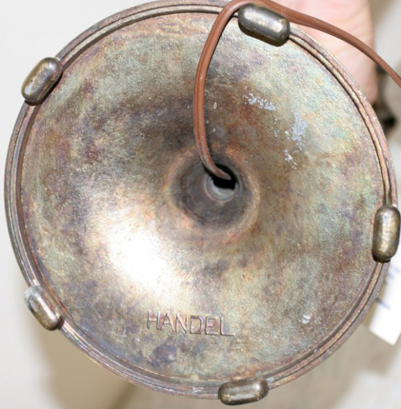 Handel Lamp with Marked Base