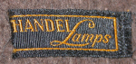 Handel Lamps Cloth Tag Mark on Base