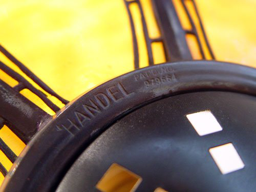 Handel Shade Showing Handel Pat’d NO. 979664