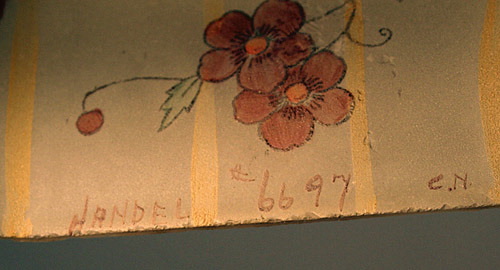 Handel Lamp Shade with C.N. Signature