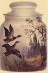 Not Numbered - Handel Jar with Mallard Ducks