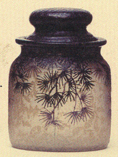 4205 – Handel Jar with Pine Tree Leaves