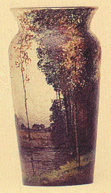 4208 – Handel Vase with Ducks and Trees