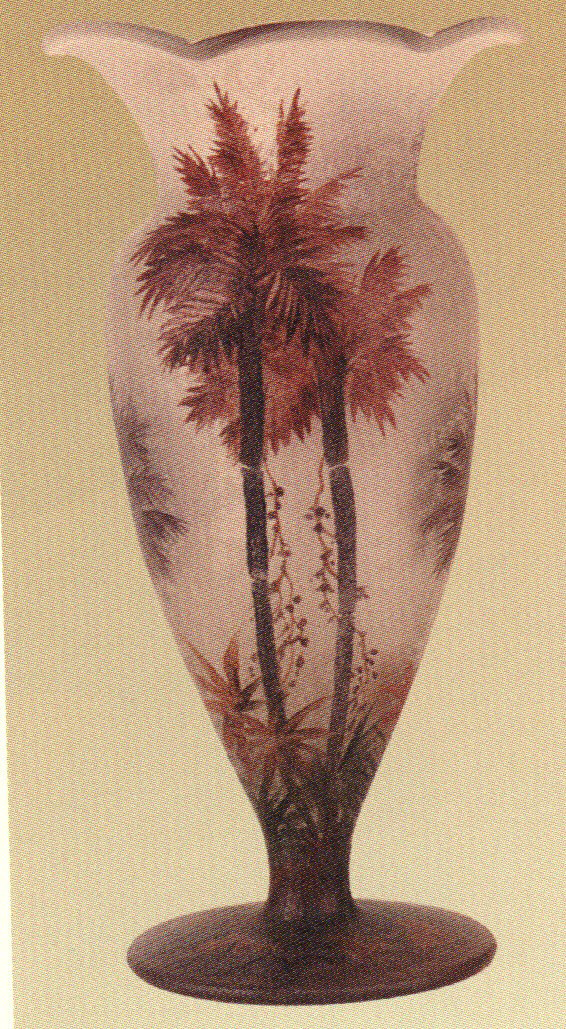 4214 – Handel Vase with Palm Tree