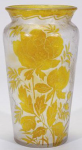 4242 - Handel Vase with Blooming Yellow Roses