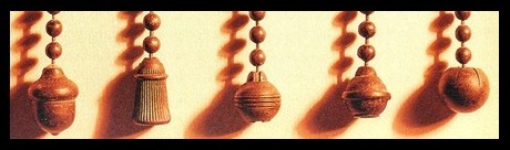 Handel Lamp Light Pulls Acorns and Balls